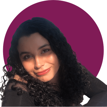 Headshot of Jazmin Barajas, a Mexican-American woman with long curly dark hair.