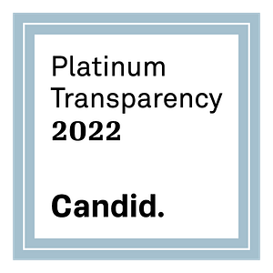 Candid nonprofit transparency Platinum Transparency 2022 seal