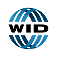 WID logo with blue bridges forming an abstract globe.