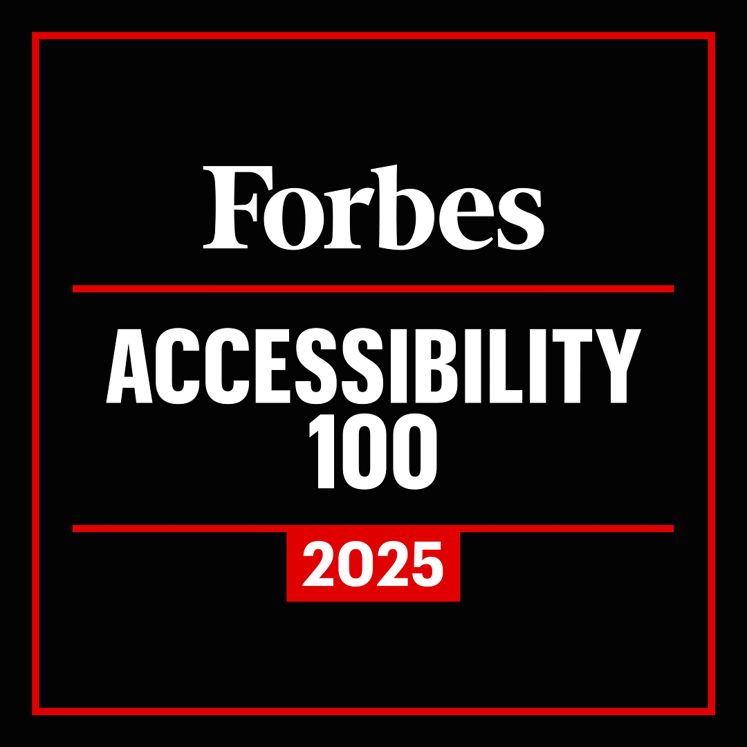 Forbes 2025 Accessibility 100 Award Logo