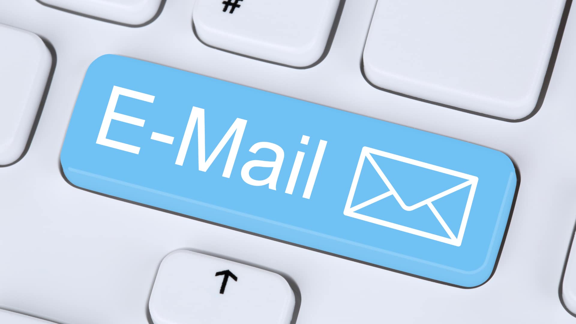 a keyboard with the word "Email" printed on a key