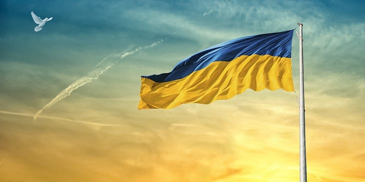 Ukrainian flag and colors