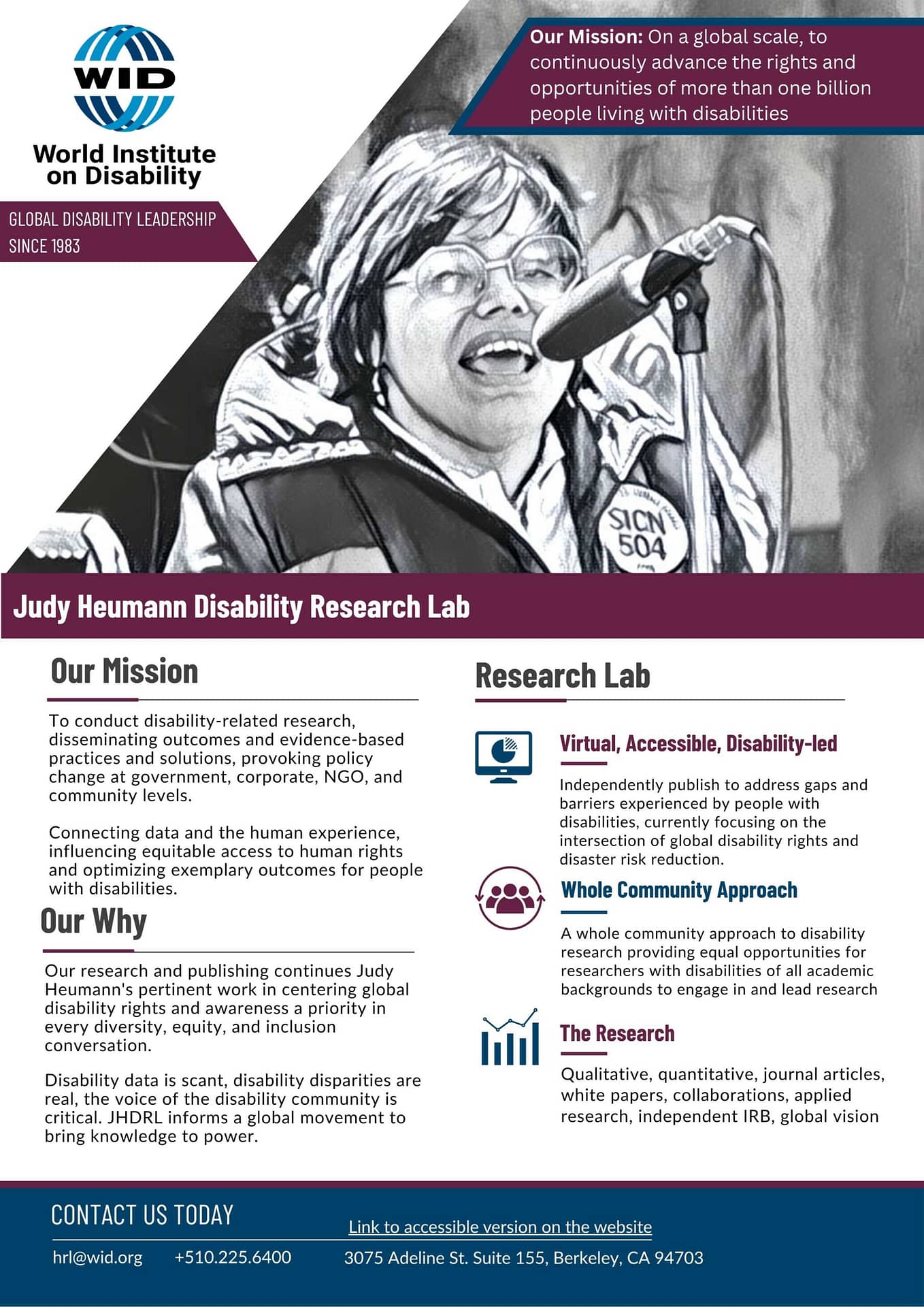 Judy Heumann Research Lab thumbnail